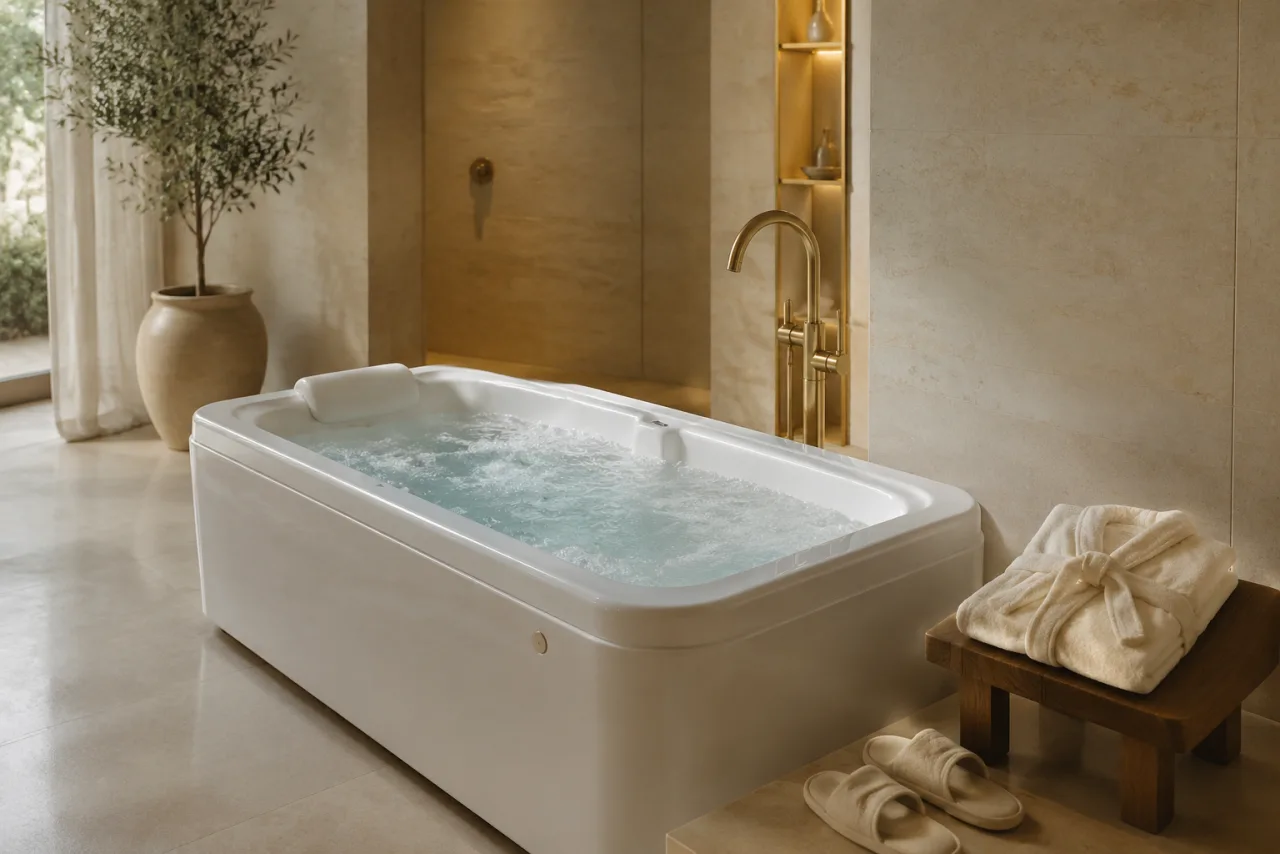Illustrative private Jacuzzi SPA setting